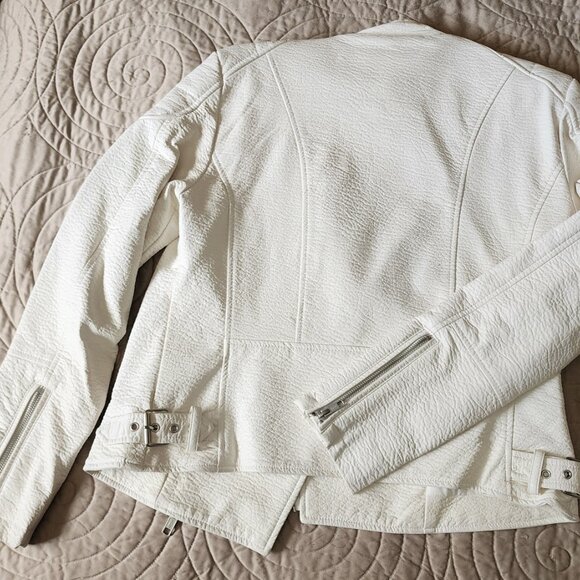 Vegan Leather Moto Jacket - Picture 3 of 3